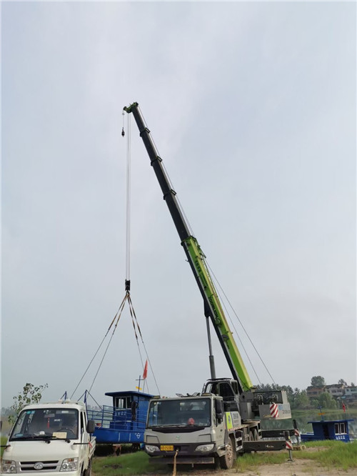 辽源市桥梁建设吊装案例